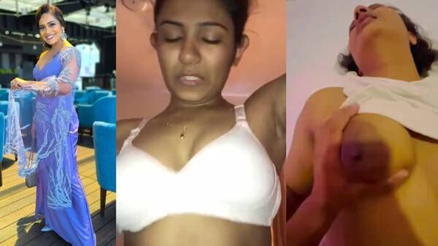 Sexy Sri Lankan TV Anchor girl hard fucked by producer viral
